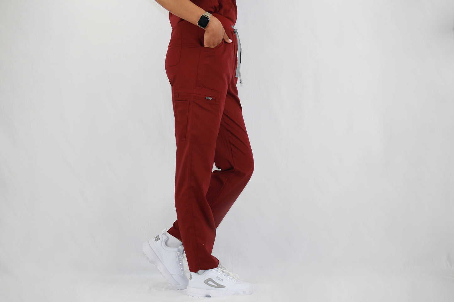 Autumn Berry Scrub Pants Straight (Unisex)