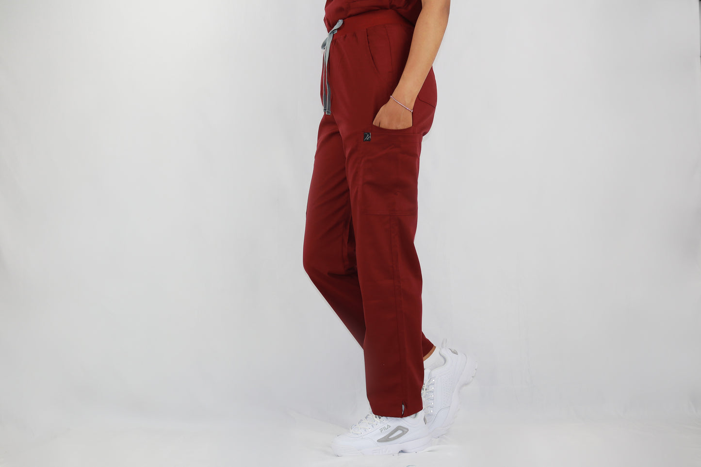 Autumn Berry Scrub Pants Straight (Unisex)