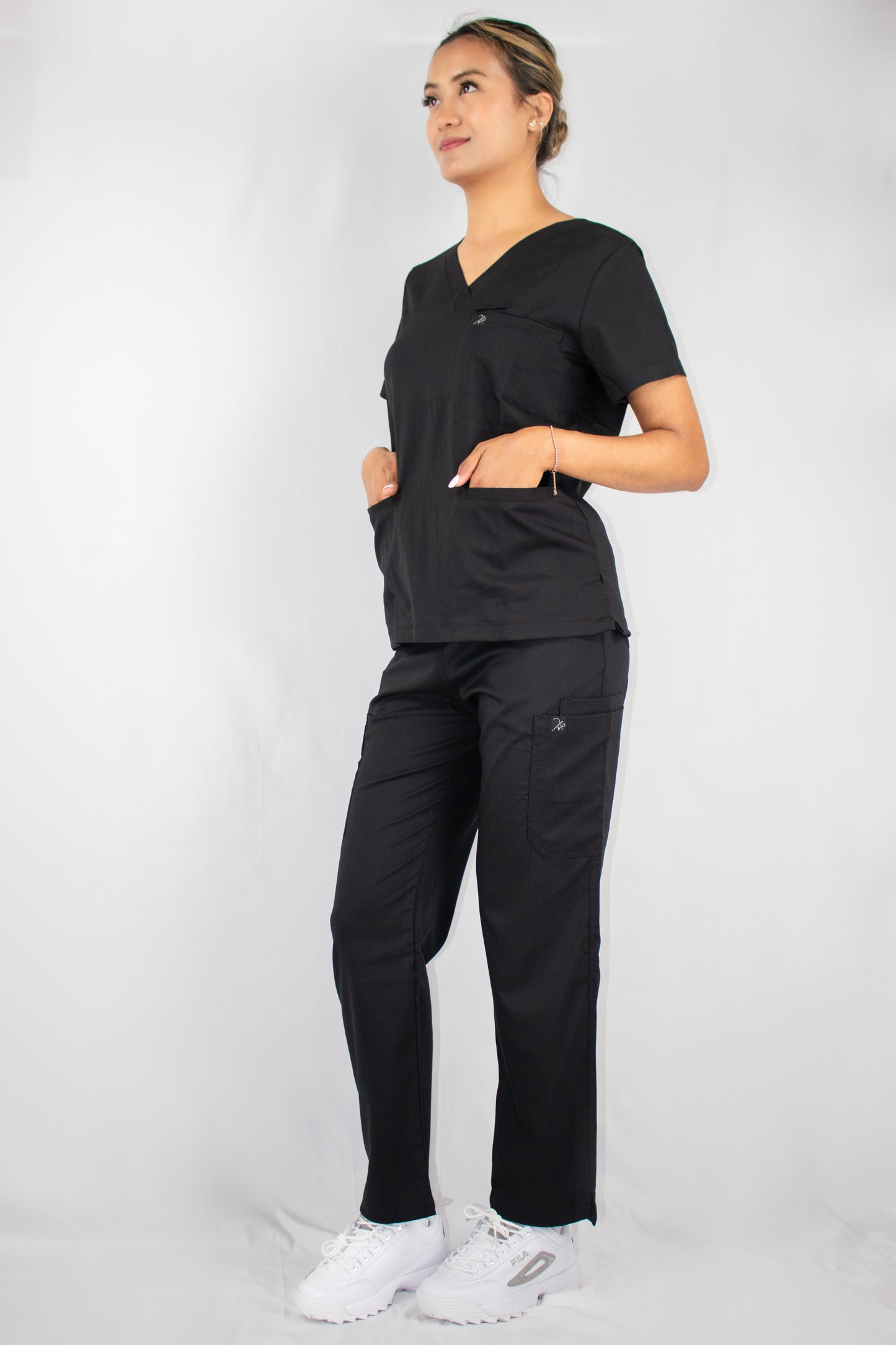 Black Velvet Scrub Set (Women)