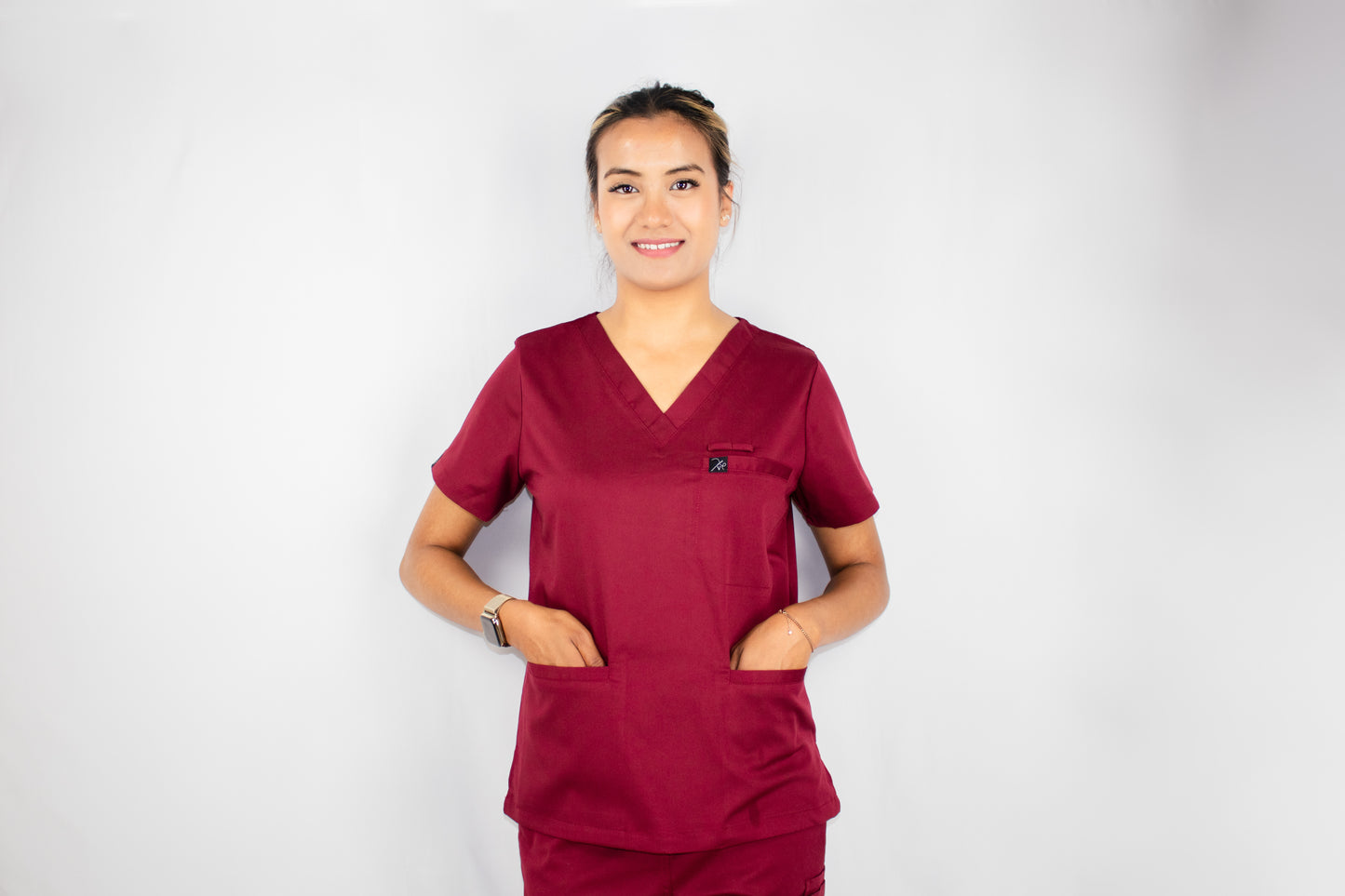 Autumn Berry Scrub Top (Women)