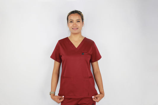 Autumn Berry Scrub Top (Women)