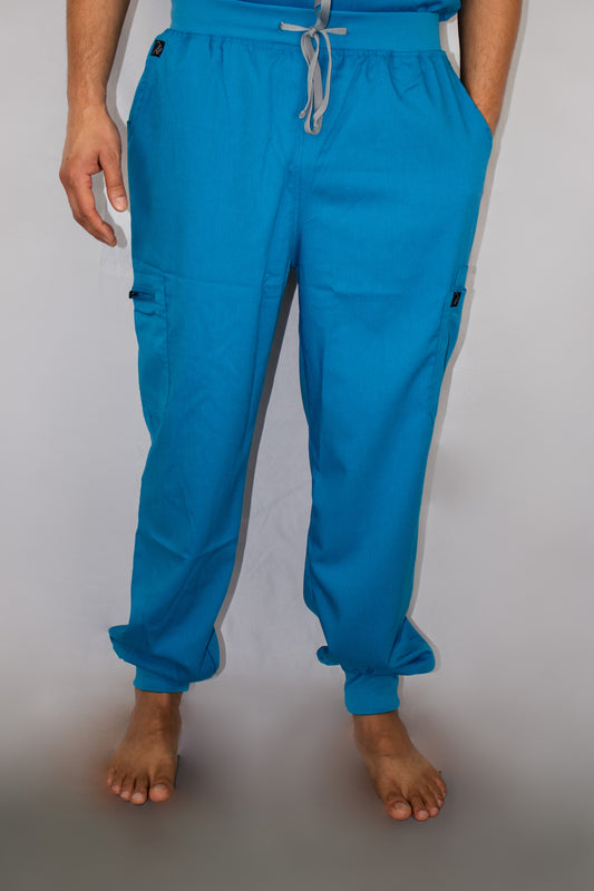 Marine Blue Essence Scrub Pants Joggers (Unisex)